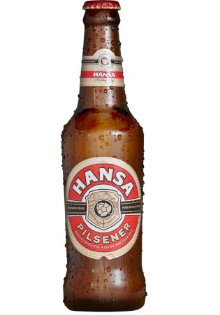 Hansa Pilsener bottle from 2005. Hansa Pilsener bottle from 2005.