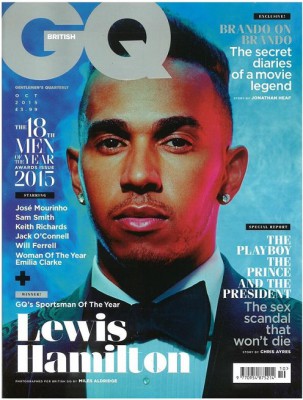 GQ (UK), October 2015: Lewis Hamilton