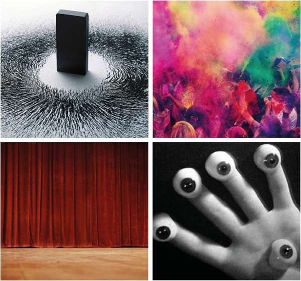 Inspiration board to illustrate the new positioning of the Design Indaba Festival Inspiration board