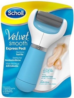 Scholl Velvet Smooth Express Pedi Electronic Foot File. Credit: Facebook