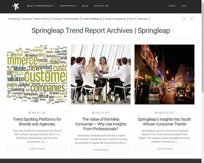 Springleap Trend Report Archives screengrab