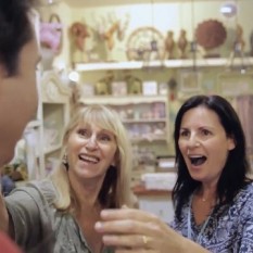 Super-Pharm Life M6 TVC My New Face reactions of mother and twin sister