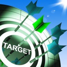 Target on Dartboard Showing Successful Shooting by Stuart Miles at FreeDigitalPhotos.net