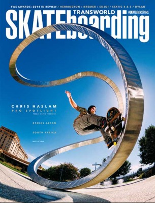 Transworld Skateboarding, March 2015