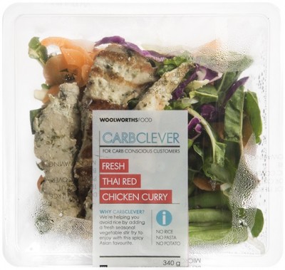 Woolworths CarbClever Fresh Thai Red Chicken Curry Woolworths CarbClever Fresh Thai Red Chicken Curry
