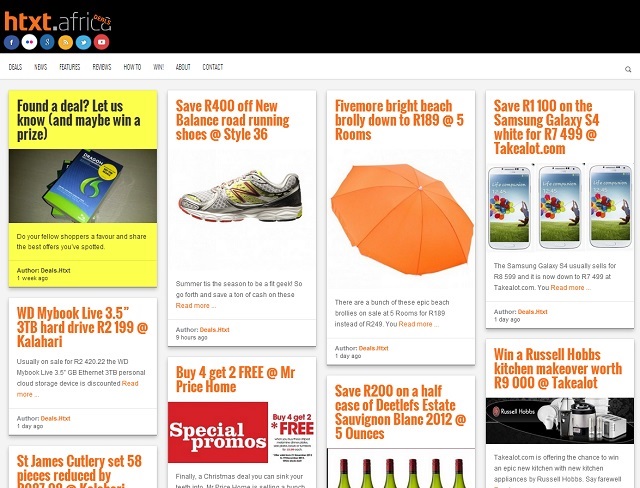 Screengrab: deals.htxt Screengrab: deals.htxt