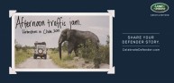 #CelebrateDefender afternoon traffic jam