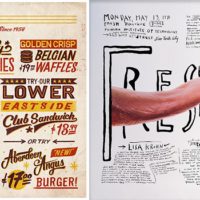 Collage - Multi-lettering Joseph Joseph and Sagmeister Fresh Dialogue