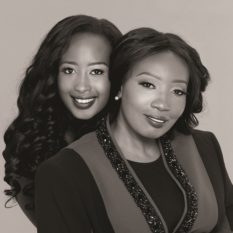 D'Ore Sophie Ndaba and daughter Christine