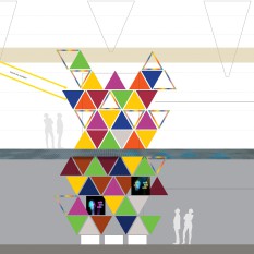 Design Indaba Festival speaker installation sketch