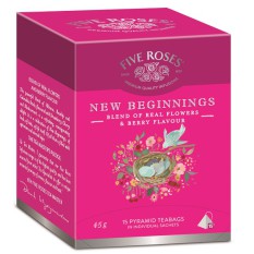 Five Roses Infusions New Beginnings carton