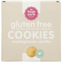 Fresh Earth gluten-free short cookies Madagascan vanilla