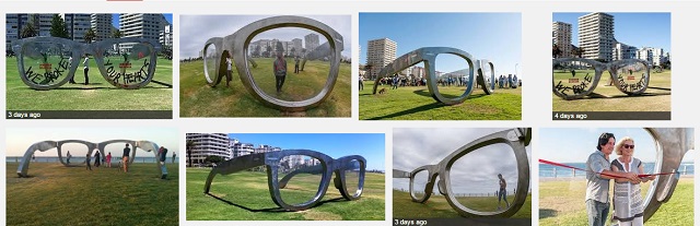 Google Search results for Ray Ban sculpture Cape Town promenade