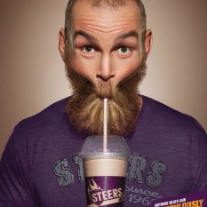 Joe Public poster for Steers Milkshakes Soldier Boy