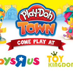 Play-Doh Town invitation
