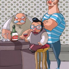 Twins Cartoon Stella Artois