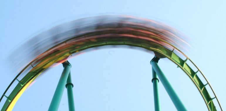 rollercoaster fast blur ride courtesy of Pixabay.com amended for slider